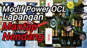 Rangkian power amplifier driver socl 500 watt ocl ini bisa dimodifikasi menggunakan power output berupa 10 pasang transistor power tipe mj21194 dan mj21193 dengan daya maksimum 2000 watt atau jika menggunakan toshiba 2sa 1943 dan 2sc 5200 dengan daya maksimum 1500 watt tentunya dengan kapasitas travo yang memadai. Cara Modif Power Ocl 150 Watt Untuk Lapangan Low Sub Modif Ocl 150 Watt Bass Menggelegar Youtube