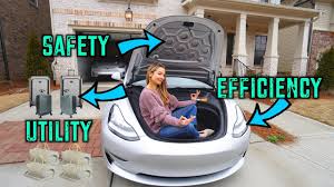Elsewhere, oddments storage is plentiful and a combined luggage space of 542 litres (split between a small compartment at the front and a traditional rear boot) is certainly usable enough and more than the 480 litres you get. Tesla Model 3 S Surprising Cargo Capacity Youtube