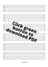 Guitar tabs, scopes, grids and chord diagrams for guitar. Blank Guitar Tab Paper Download Free Pdf