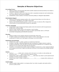 Examples & how to write an objective for a job. Free 14 Sample Accountant Resume Templates In Ms Word Pdf
