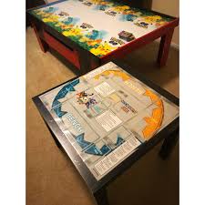 Ikea Table Into Pokemon Card Playing Table Easy Least With Clear Contact Paper Ikea Table Pokemon Pokemon Cards