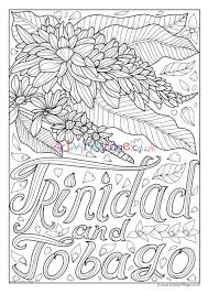 Just hover your cursor over an image, then click on the printer icon and print a coloring page. Trinidad And Tobago National Flower Colouring Page