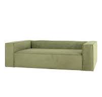 Deco wood Sofá de 3/4 plazas de pana color lima 210x110cm Venta caliente |  Hogar y jardín