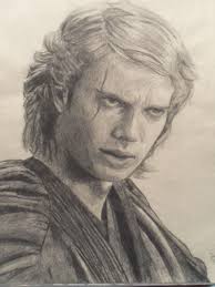 Sketch Of Anakin Skywalker Hayden Christensen Star Wars Drawings Star Wars Artwork Star Wars Art