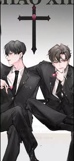he zhao x xie yu setelah penempatan kelas diputuskan dua pemuda be fiksiremaja fiksi remaja amreading books anime anak laki laki animasi seni anime