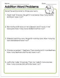 In this coloring math worksheet, your child will complete each picture, then solve the word problems using addition or subtraction. 10 Amazing 1st Grade Math Word Problems Worksheets Samples Worksheet Hero