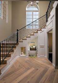 Crooked dog houses inspirational under the stairs dog room with dutch door cheval homearama 2015 under stairs dog house under stairs ideas. 17 Indoor Dog Houses For Your Pet S Dream