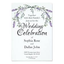 Lavender And Eucalyptus Invitation Zazzle Com Wedding Invitations Diy Wedding Invitations Wedding Invitation Cards