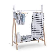 Zmxzmq porte vetement support a manteau robuste avec 2 crochets rangement vetement chambre image source @ www.amazon.fr. Childhome Support A Vetements Tipi Hetre Naturel Et Blanc Clstipi Cdiscount Maison