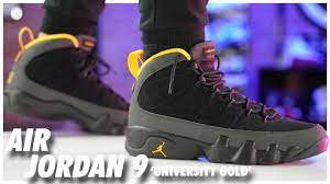 I'm slowly building a jordan collection back up, now including these air jordan 9 university gold. Air Jordan 9 University Gold Youtube