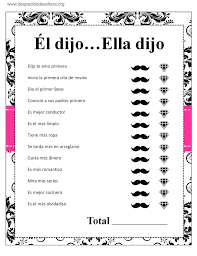 Este reto que te propongo a través de www.familytips.es está basado en los preceptos de la psicología individual, donde se sustenta la. Los 10 Mejores Juegos De Despedida De Soltera Para Imprimir Gratis