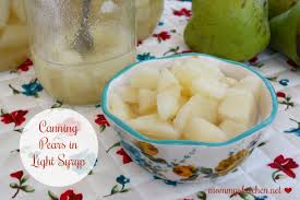 And, it can be done naturally…no artificial sweeteners here! Mommy S Kitchen How To Home Can Pears Pears In Light Syrup