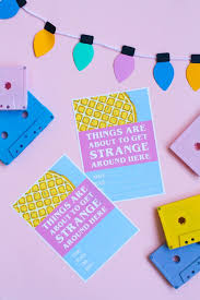 Baby, birthday, business, holiday, wedding events, religious How To Throw A Mini Stranger Things Party Free Printable Invite Bespoke Bride Wedding Blog