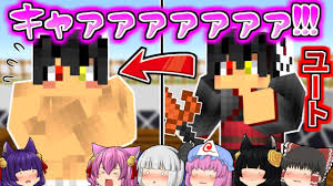 Minecraft ユートが半裸に マイクラ世界最大の覗き見事件 完結 ゆっくり実況 マインクラフト茶番 Youtube