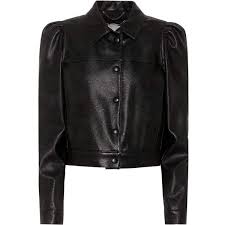 Stella Mccartney Emmalee Faux Leather Jacket 1 105 Liked On Polyvore Featuring Outerwear Jackets Black Jackets Leather Look Jackets Faux Leather Jackets
