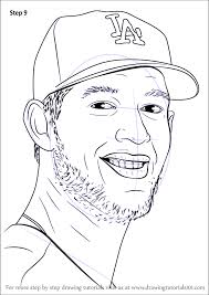 Use light, smooth strokes for sketching. Learn How To Draw Clayton Kershaw Baseball Players Step By Step Drawing Tutorials