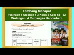 Kunci jawaban buku tantri basa kelas 4 halaman 10. Pasinaon 1 Gladhen 1 3 Wulangan 4 Rumangsa Handarbeni Tantri Basa Kelas 5 Hal 58 62 Youtube