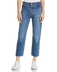 Levi's women's 501 crop jeans. Levi S Wedgie Crop Straight Jeans In Love Triangle Bloomingdale S