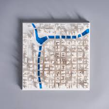 Chisel Mouse Turns Cities Into 3d Model Maps Using Digital And Handcrafted Techniques Chicago Design Design Milk Handcraft