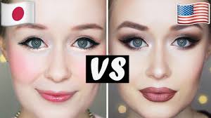 American Vs Japanese Makeup Trends Anna L Japanesemakeup Japanese Makeup Makeup Trends Korean Eye Makeup