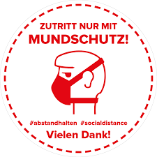 Klasse sowie an lernende von deutsch als fremdsprache. Schilder Aufkleber Zutritt Nur Mit Mundschutz Weiss Nord Display