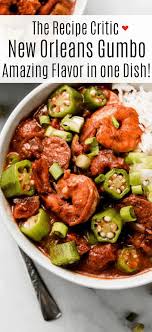 This New Orleans Gumbo Is A Southern Classic It Is Full Of Sausage Shrimp The Holy Trinity Of Vegetables O In 2020 Jambalaya Recipe Crockpot Recipes Gumbo Recipe