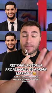 Retiran la cedula profesional de Adrian Marcelo🤯 Segun informacion de Ana  Maria Alvarado 💥 #adrianmarcelo #adrianmarcelo10 #chisme #polemica  #lacasadelosfamosos #lcdlfmx #lacasadelosfamososmx ...