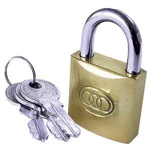 Brass Plated Padlock product image