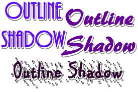 Add outline to text photoshop. Creating An Outline Text Shadow Effect In Adobe Photoshop