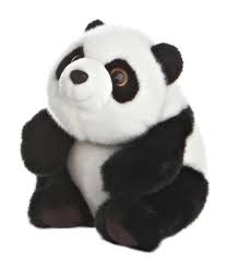 Black And White Stuffed Dog 9 Aurora Plush Panda Bear Lin Lin Black White Stuffed Animal Toy 03346 New Teddy Bear Stuffed Animal White Stuffed Animal Panda Bear