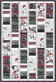 Black And White Quilt Patterns Free Free Quilt Pattern Woodsy Winter Black White Quilts Christmas Quilt Patterns Quilt Patterns