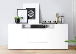 Enjoy free delivery over £40 to most of the uk, even for big stuff. Sideboard Weiss Matt Lackiert 180 Cm Mit Nische London Moebelvorrat De