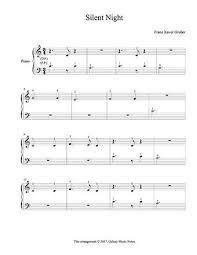 Download and print top quality silent night sheet music for violin and piano by franz gruber. Silent Night Level 1 Piano Sheet Music Piano Sheet Music Sheet Music Piano Sheet