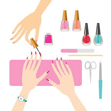 Manicure Vector Art Illustration Manicure Nail Logo French Manicure