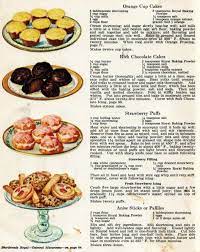Desserts From 20 S Cook Book Vintage Recipes Vintage Dessert Cookbook Recipes