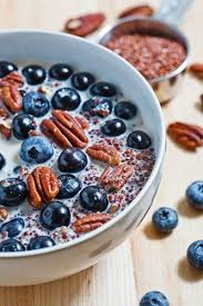 Quinoa Porridge With Blueberries And Pecans Food Quinoa Porridge Recipes