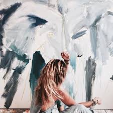 Happiest Birthday To The Very Talented Destination Haus Artist Friend Badwaycreative We Know She S Celebrating Modern Art Abstract Artist Feminine Art