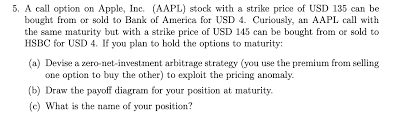 The stock information and charts are provided by tickertech, a third party service, and apple does not provide information to this service. Solved 5 A Call Option On Apple Inc Aapl Stock With Chegg Com