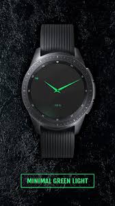 The White Lion Minimal Green Light For Gear S2 Gear S3 Gear Sport And Galaxy Watch Reloj