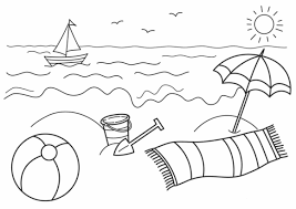 Beach Google Search Summer Coloring Pages Beach Coloring Pages Summer Coloring Sheets