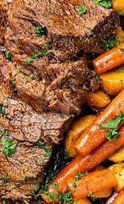 Slow Cooker Roast Beef Recipe Yummly Recipe Slow Cooker Beef Roast Beef Recipes Slow Cooker Roast Beef