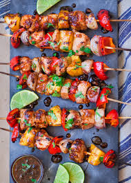 Hawaiian Pork Kabobs Tatyanas Everyday Food Recipe Pork Kebabs Pork Kabobs Tatyana S Everyday Food