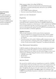 Your Calpers Benefits Planning Your Service Retirement Pdf