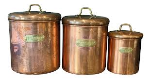 Decorative kitchen canister sets that store, serve and raise the bar for style. Antique Kitchen Canister Set 4 Piece Copper Decorative Copper Bronze Collectible Kitchen Dining Bar Kitchen Storage Organization