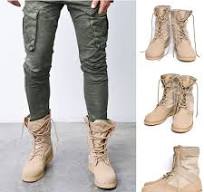 Shop canvas combat boots mens Store