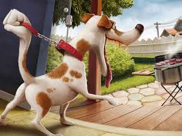 For the small boy dog that likes to hide. Hd Wallpaper Short Coated White And Brown Dog Cartoon Character Digital Wallpaper Wallpaper Flare