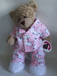 Teddy Bear Clothes Pink Sheep P J S Slippers Build A Bear Clothes Pattern Build A Bear Outfits Teddy Bear Clothes