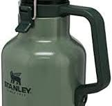 Stanley Classic Easy-Pour Growler 1.9L / 64OZ Hammertone Green - Isolierte  Krug - Hält Bier kalt und kohlensäurehaltig - Edelstahl - Anti-Leck - ...