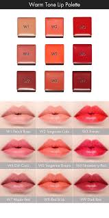 Personal Color Palette Warm Tone Lips Etude House Colors And Lip Swatches Lip Colors Lip Color Makeup Cool Tones