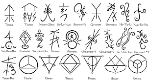 In a reiki ii class, a student receives three symbols: Reiki Symbols Reiki Healer Reiki